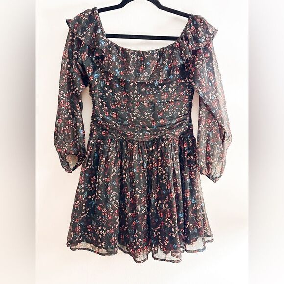 Urban Outfitters Elaine off the shoulder floral dress - Picture 6 of 9